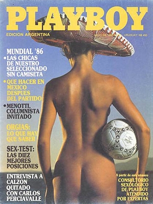 Playboy Argentina May 1986 May 1986 magazine back issue cover