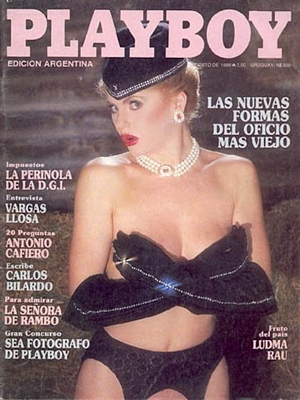 Playboy Argentina August 1986 August 1986 magazine back issue cover