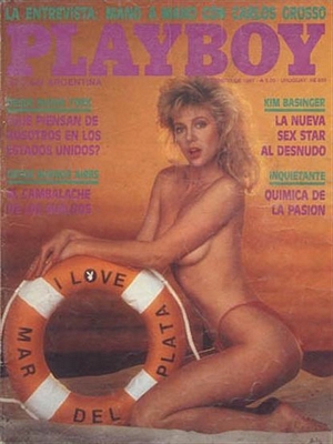 Playboy Argentina February 1987 February 1987 magazine back issue cover