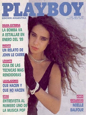 Playboy Argentina April 1987 April 1987 magazine back issue cover