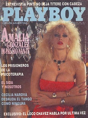 Playboy Argentina November 1987 November 1987 magazine back issue cover