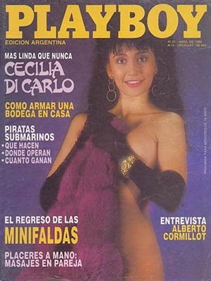 Playboy Argentina April 1988 April 1988 magazine back issue cover