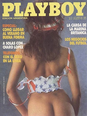 Playboy Argentina October 1988 October 1988 magazine back issue cover