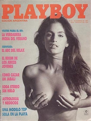 Playboy Argentina November 1988 November 1988 magazine back issue cover