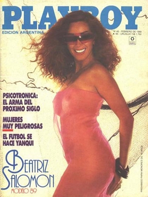 Playboy Argentina February 1989 February 1989 magazine back issue cover