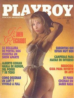 Playboy Argentina July 1989 July 1989 magazine back issue cover