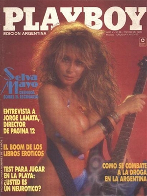 Playboy Argentina January 1990 January 1990 magazine back issue cover