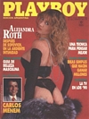 Playboy Argentina August 1989 magazine back issue cover