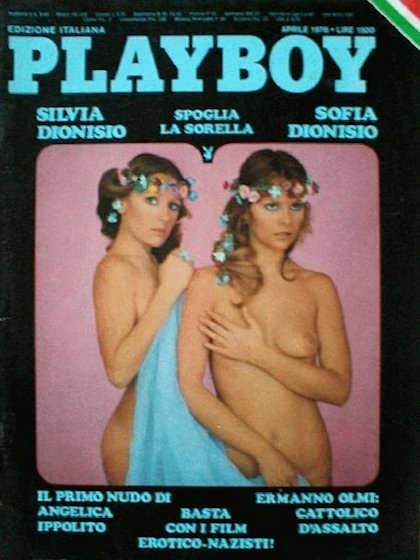 Playboy Italy April 1976 April 1976 magazine back issue cover