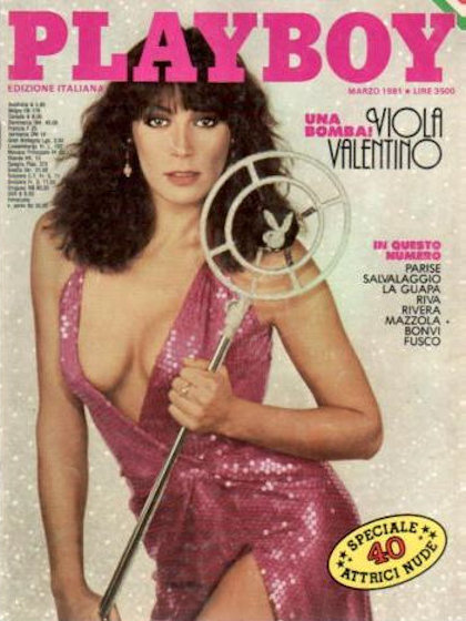 Playboy Italy March 1981 March 1981 magazine back issue cover
