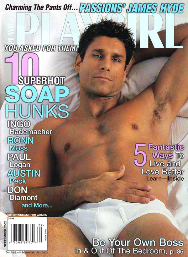 Playgirl September 2002 magazine back issue cover