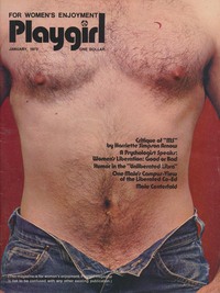 Playgirl January 1973 magazine back issue cover