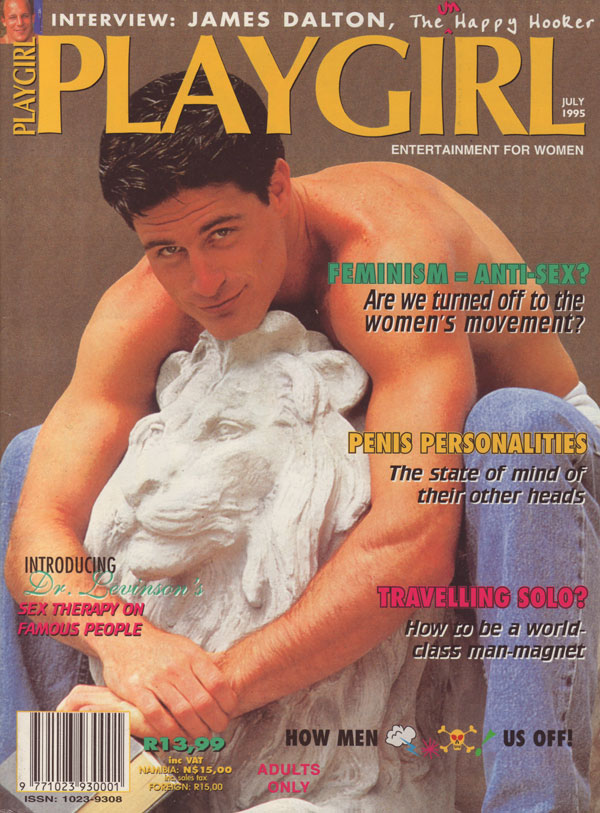 Playgirl South Africa July 1995 July 1995 magazine back issue cover