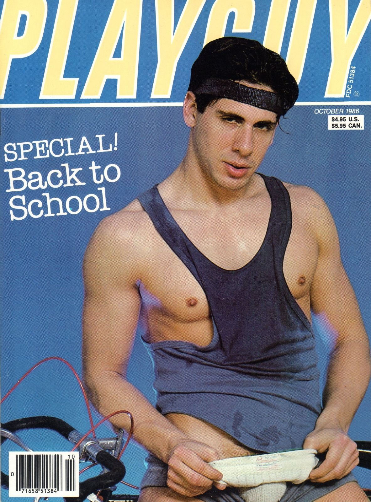 Playguy October 1986 October 1986 magazine back issue cover