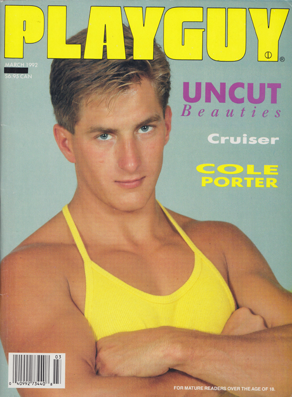 Playguy March 1992 March 1992 magazine back issue cover