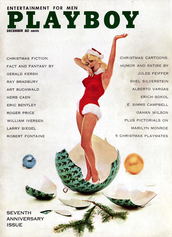 Playboy December 1960 December 1960 magazine back issue cover