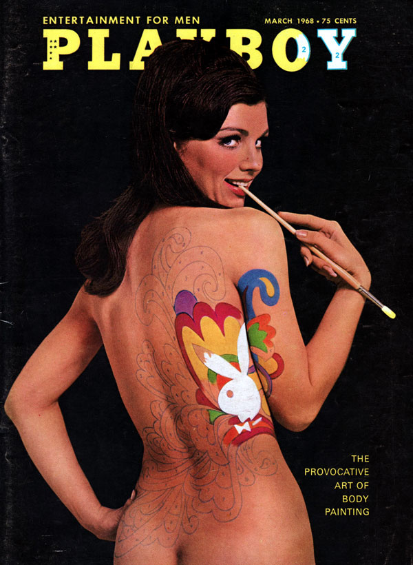 Playboy March 1968 March 1968 magazine back issue cover