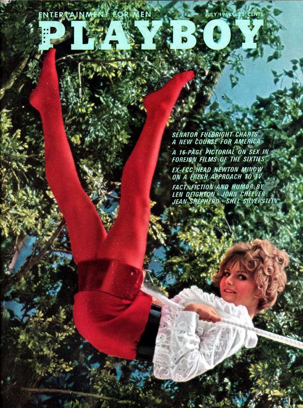 Playboy July 1968 July 1968 magazine back issue cover