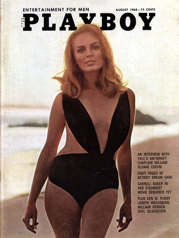 Playboy August 1968 August 1968 magazine back issue cover