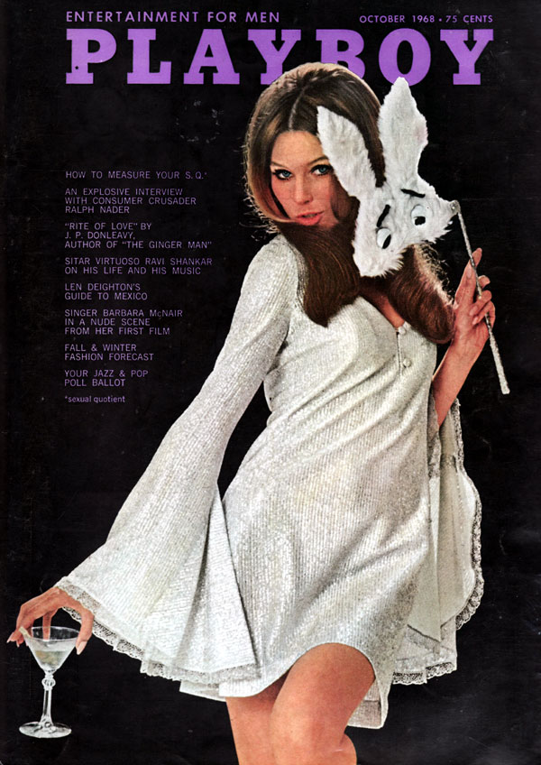 Playboy October 1968 October 1968 magazine back issue cover