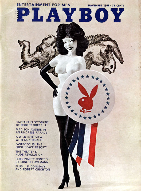 Playboy November 1968 November 1968 magazine back issue cover