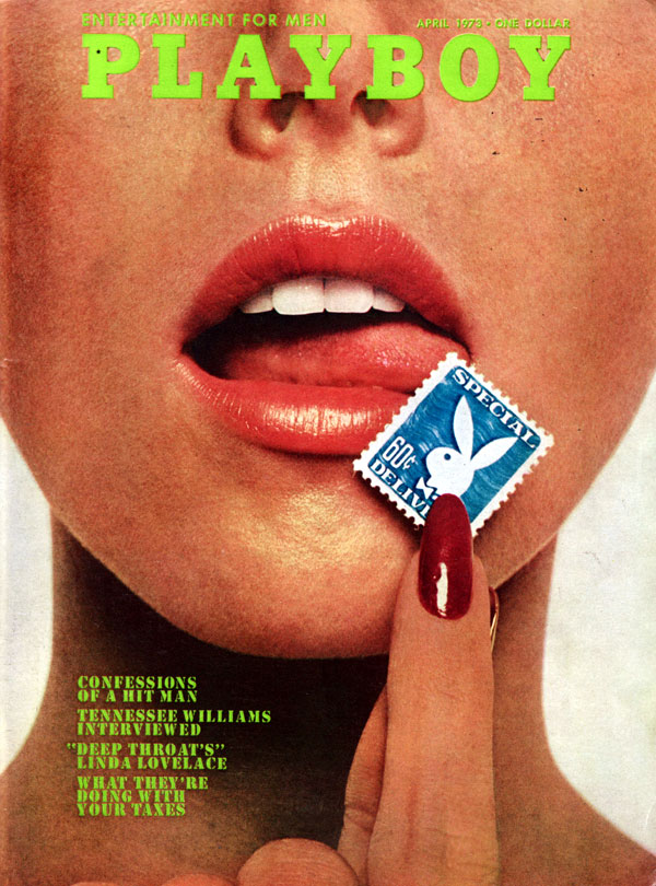 Playboy April 1973 April 1973 magazine back issue cover