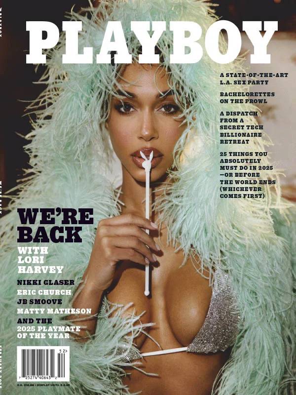 Playboy (USA) February 2025 February 2025 magazine back issue cover