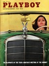 Playboy June 1960 magazine back issue cover
