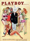 Playboy August 1961 magazine back issue cover