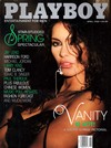 Playboy April 1988 magazine back issue cover