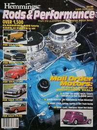 Rods & Performance # 1, June/July 2000 magazine back issue cover