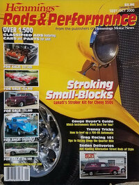 Rods & Performance # 2, September/October 2000 magazine back issue cover