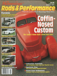Rods & Performance # 4, March 2001 magazine back issue cover