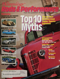 Rods & Performance # 7, September 2001 magazine back issue cover