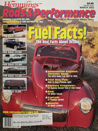 Rods & Performance # 10, March 2002 magazine back issue cover