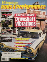 Rods & Performance # 12, July 2002 magazine back issue cover