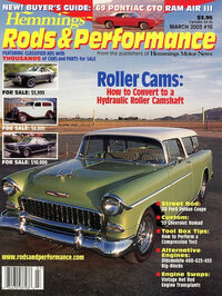 Rods & Performance # 16, March 2003 magazine back issue cover