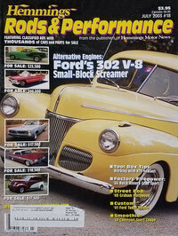 Rods & Performance # 18, July 2003 magazine back issue cover