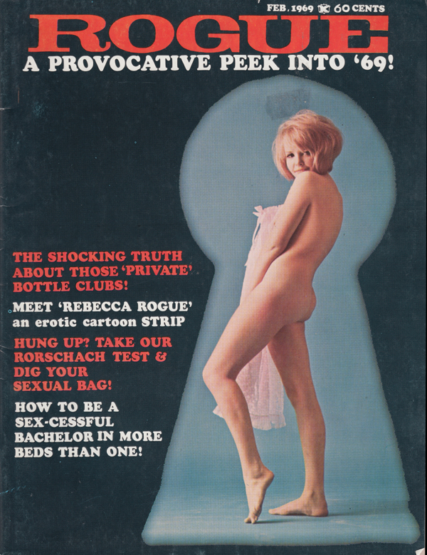 Rogue February 1969 February 1969 magazine back issue cover