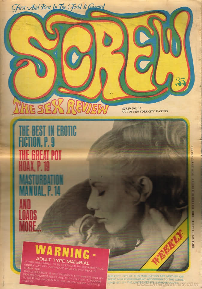 Screw # 12 Number #12 magazine back issue cover