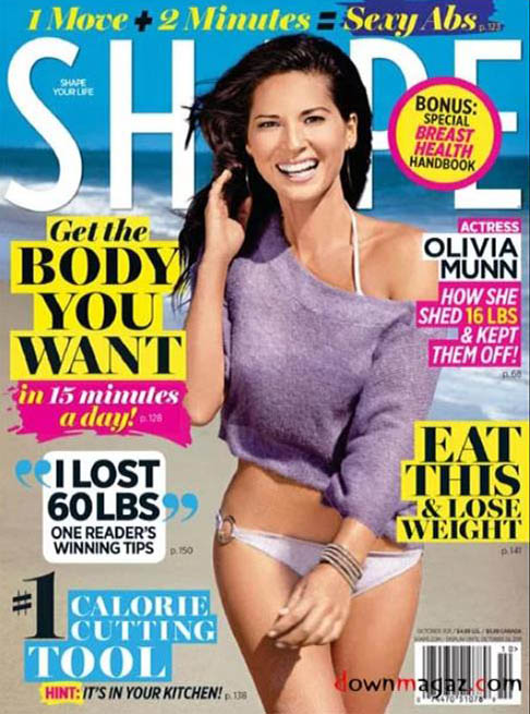 Shape October 2011 October 2011 magazine back issue cover