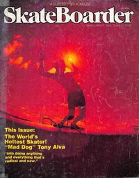 SkateBoarder Vol. 3 # 3 magazine back issue cover