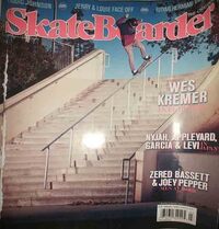 SkateBoarder Vol. 23 # 1 magazine back issue cover