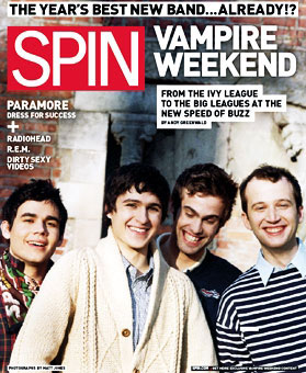 Spin March 2008 March 2008 magazine back issue cover