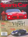 Sports Car International January 2003 magazine back issue cover
