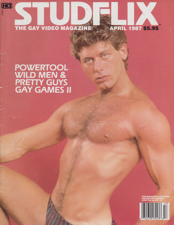 StudFlix April 1987 April 1987 magazine back issue cover
