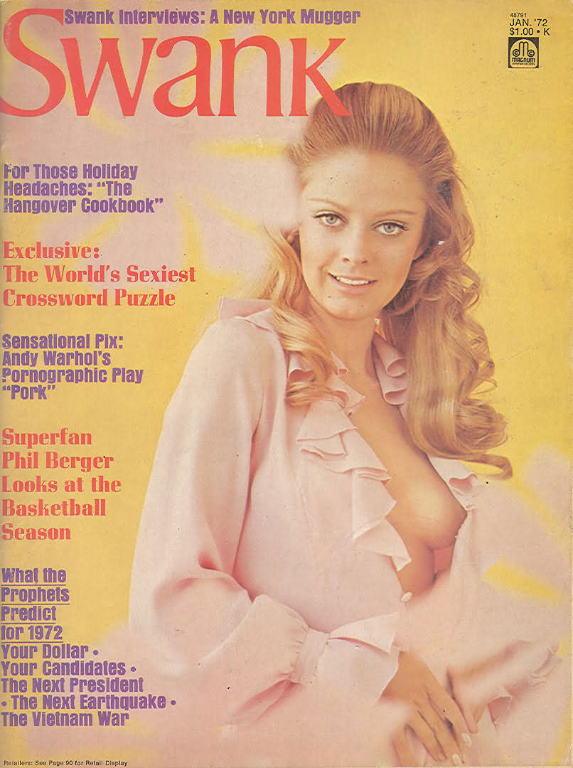 Swank January 1972 January 1972 magazine back issue cover