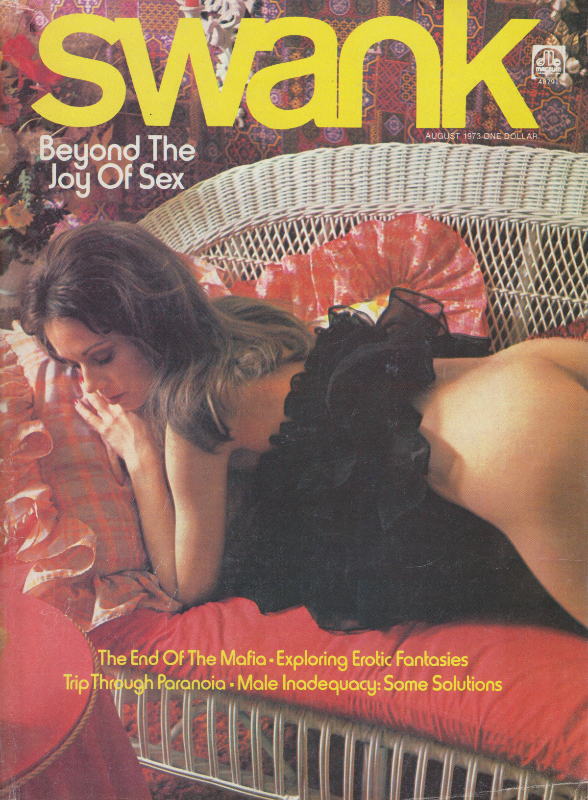 Swank August 1973 August 1973 magazine back issue cover
