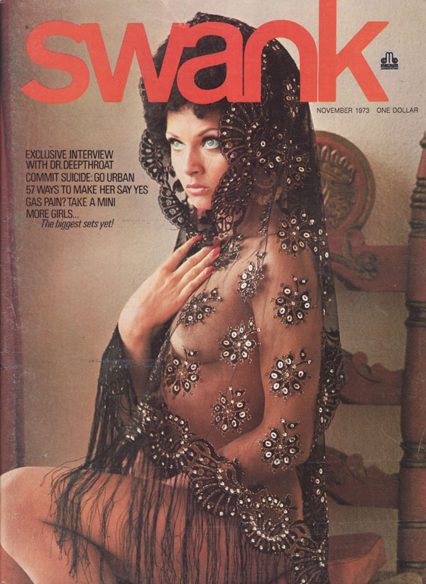 Swank November 1973 November 1973 magazine back issue cover