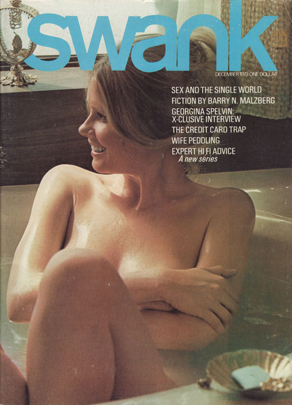 Swank December 1973 December 1973 magazine back issue cover